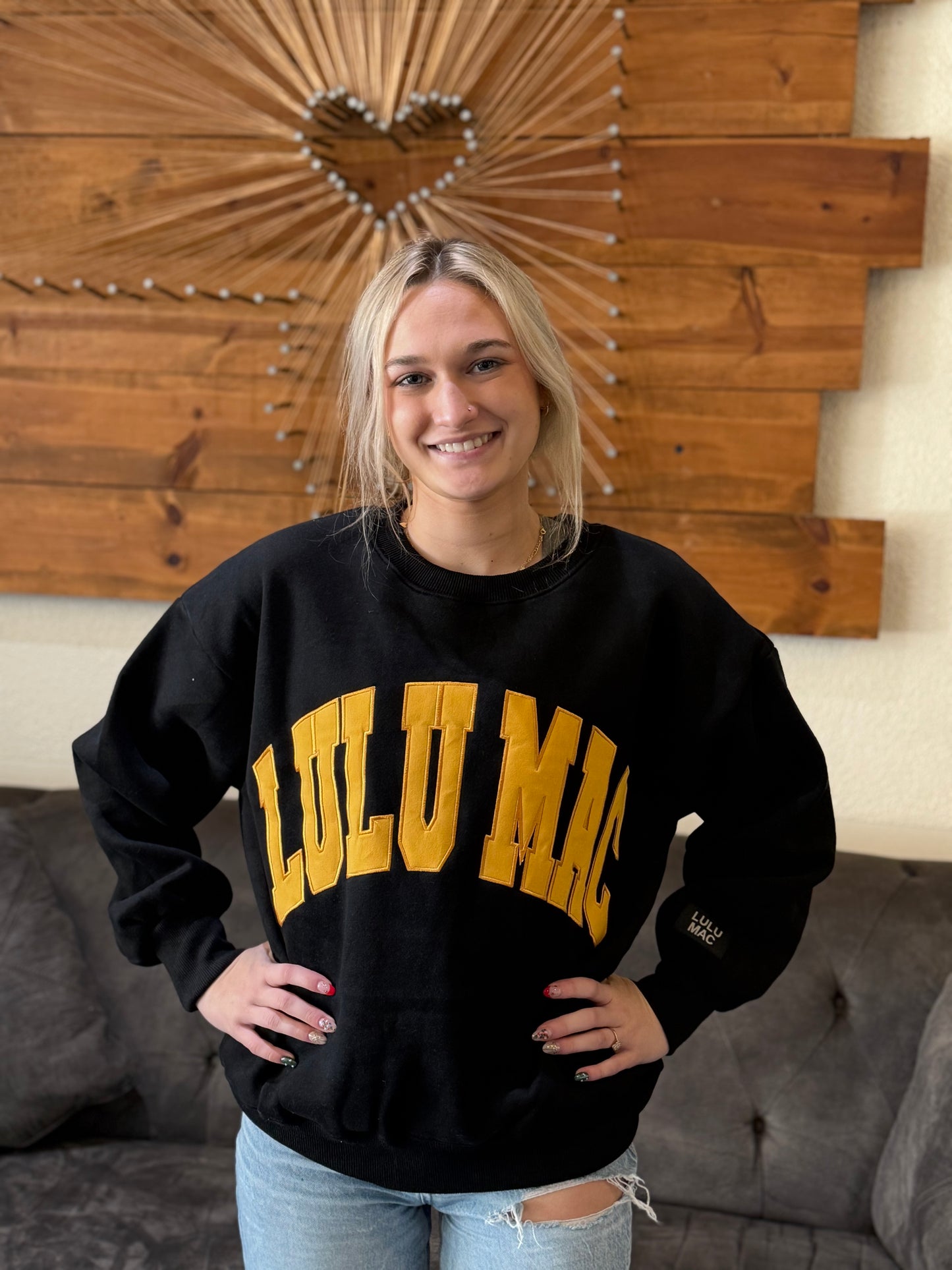 lulu mac black/gold