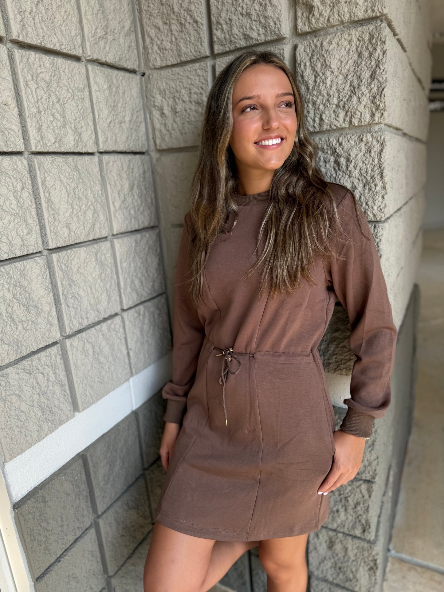 mocha dress
