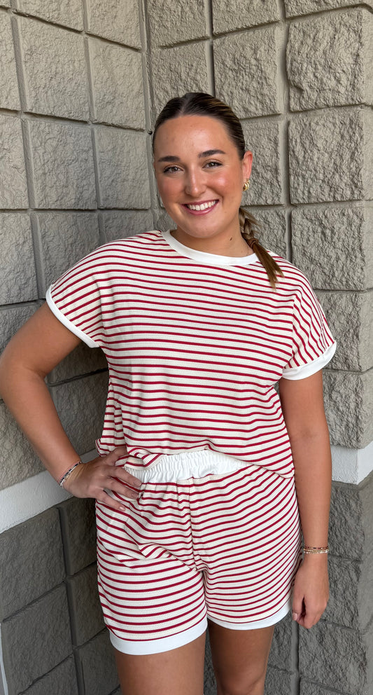 Red Stripe small Set