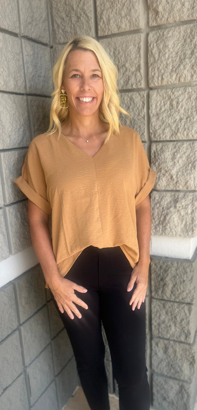 V Neck Timing Gold  small