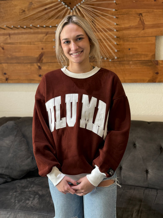 lulu mac brown/white