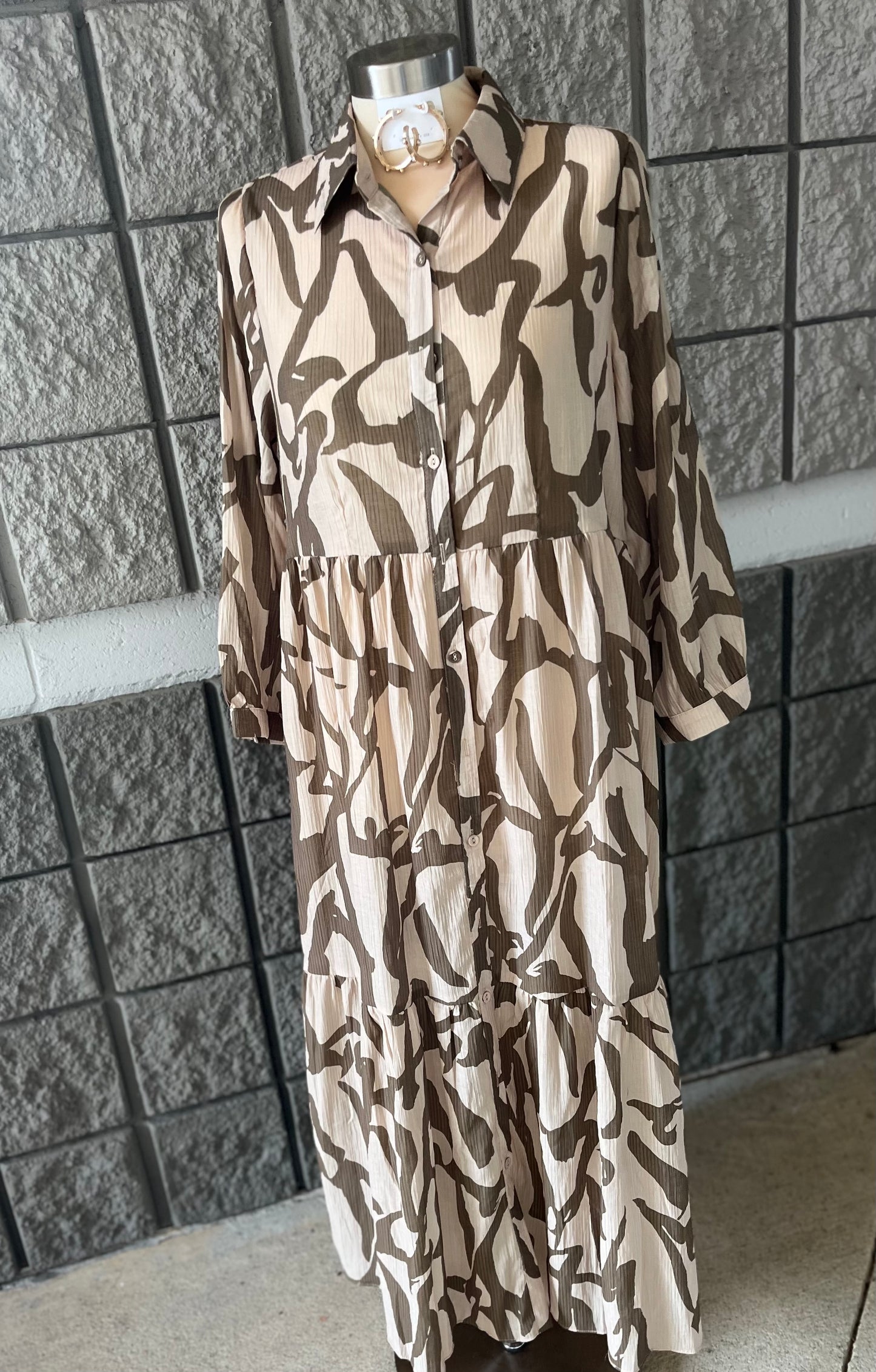 Taupe Mix Small Maxi